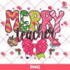 Merry Teacher PNG, Teacher Christmas Coquette PNG