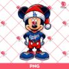 Mickey Dodgers Christmas PNG, Merry Xmas Disney Mickey Mouse Los Angeles Dodgers Baseball PNG