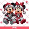 Mickey Minnie Raiders Christmas PNG, Las Vegas Raiders Disney Football Merry Xmas PNG, Christmas Disney Mouse NFL PNG