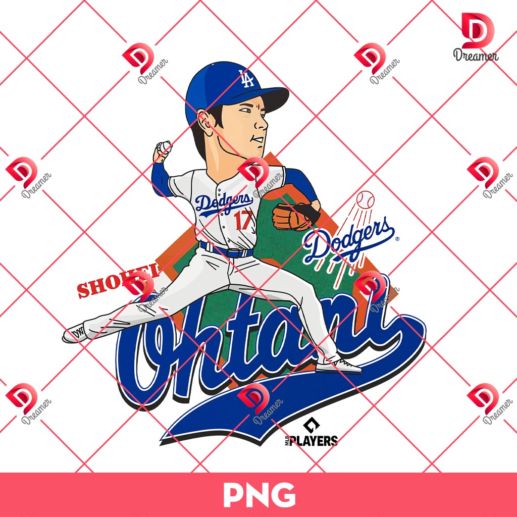 Shohei Ohtani Dodgers PNG, LA Dodgers Ohtani Player PNG