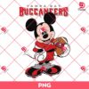 Tampa Bay Buccaneers Mickey Mouse PNG, Disney NFL Buccaneers Mickey Player PNG