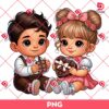 Valentines Day Baby Couple PNG, Chicano Couple Love PNG