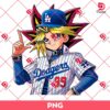 Yugi Los Angeles Dodgers Baseball PNG, MLB Sport Yugi PNG