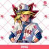 Yugi Oh Baseball Boston Red Sox PNG, Yugi MLB Sport PNG