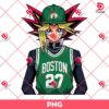 Yugi Oh Boston Celtics Basketball PNG, NBA Sport Yugi PNG