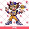 Yugi Oh NBA Lakers PNG, Los Angeles Lakers Basketball Yugi PNG