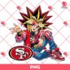 Yugi Oh NFL 49ers PNG, Yugi Football Sport San Francisco 49ers PNG