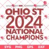 2024 National Champion Ohio SVG PNG, Buckeye Nat'l Title SVG PNG