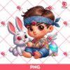 Angel Boy Easter PNG, Holiday Easter Bunny And Boy PNG, Chicano Easter PNG