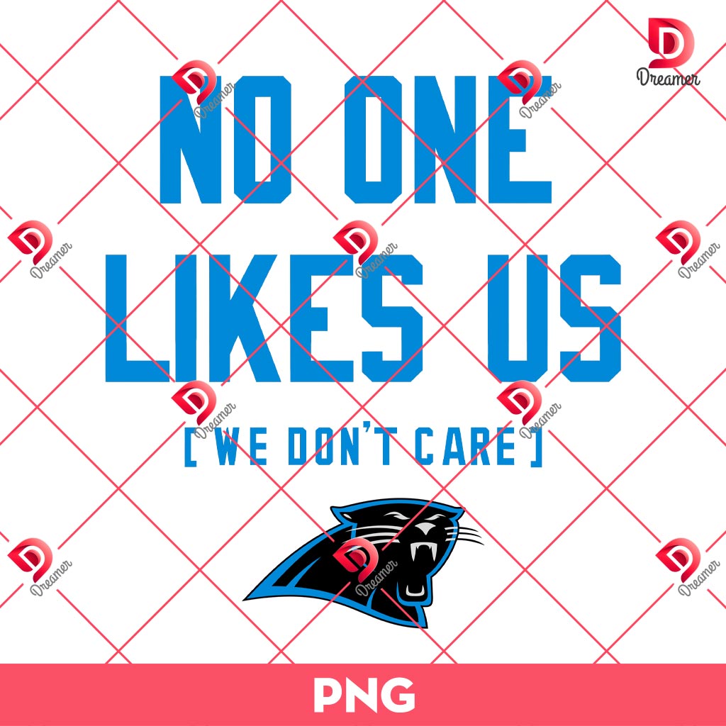 Carolina Panthers Unbothered And Proud PNG Art