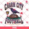 Charm City Vintage Baltimore Ravens Football Png