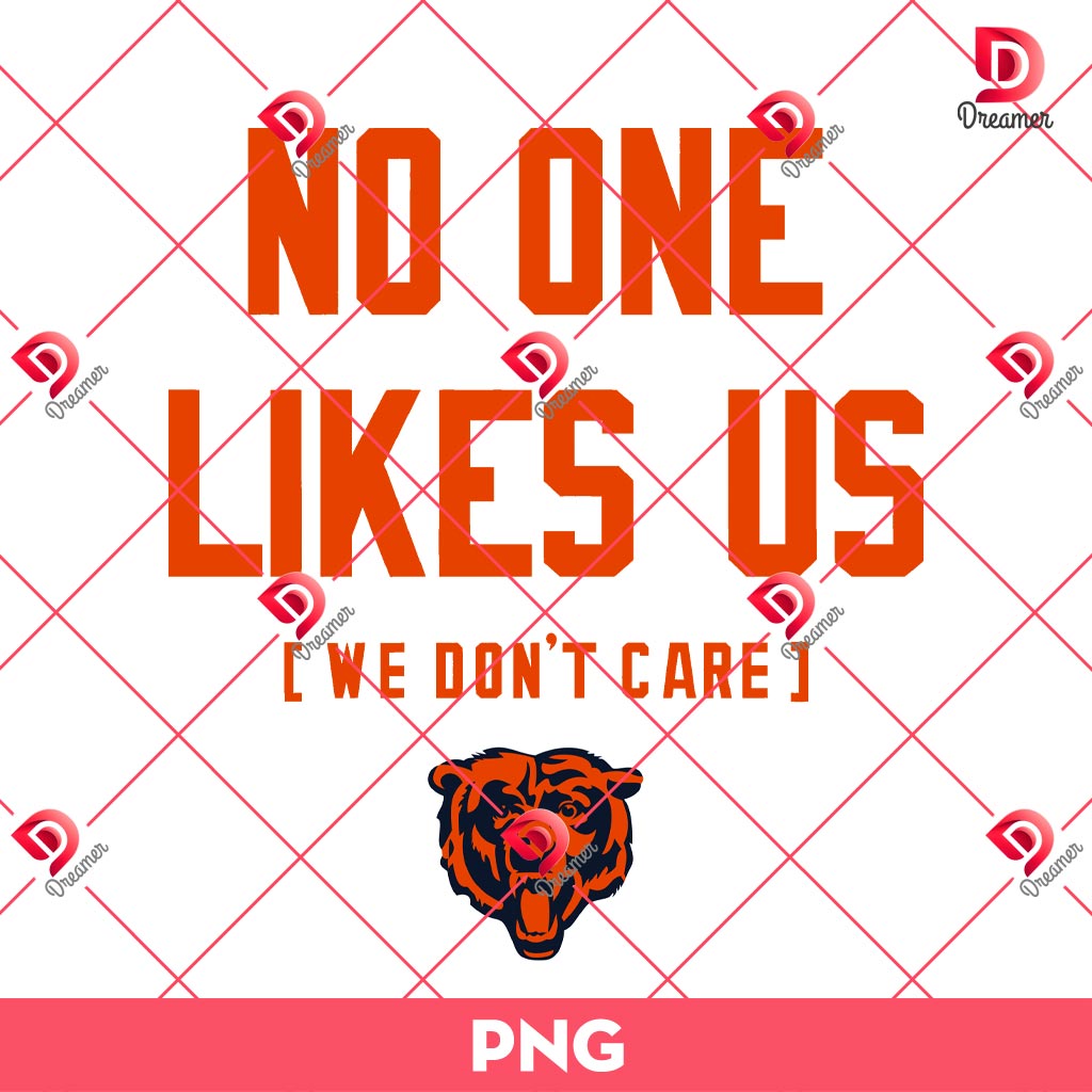 Chicago Bears Proudly Unbothered PNG Design