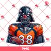 Darth Vader Wearing Broncos Uniforms PNG, Star Wars Character NFL Football Denver Broncos PNG