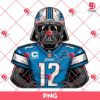 Darth Vader Wearing Detroit Lions Uniforms PNG, Star Wars Character NFL Football PNG