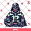 Darth Vader Wearing Seatle Seahawks Outfits PNG, Star Wars Character NFL Football Seahawks PNG