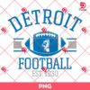 Detroit Football Sports PNG, Football Design PNG