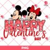Disney Mouse Happy Valentines Day 2025 PNG, Mickey Minnie Valentine PNG