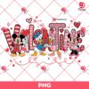 Disney Valentine PNG, Mickey Mouse And Friends Love PNG, Valentines Day PNG