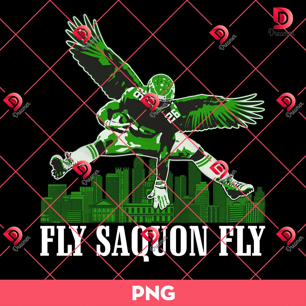 Fly Saquon Fly Philadelphia Eagles PNG, Saquon Barkley Fly Philadelphia Eagles PNG