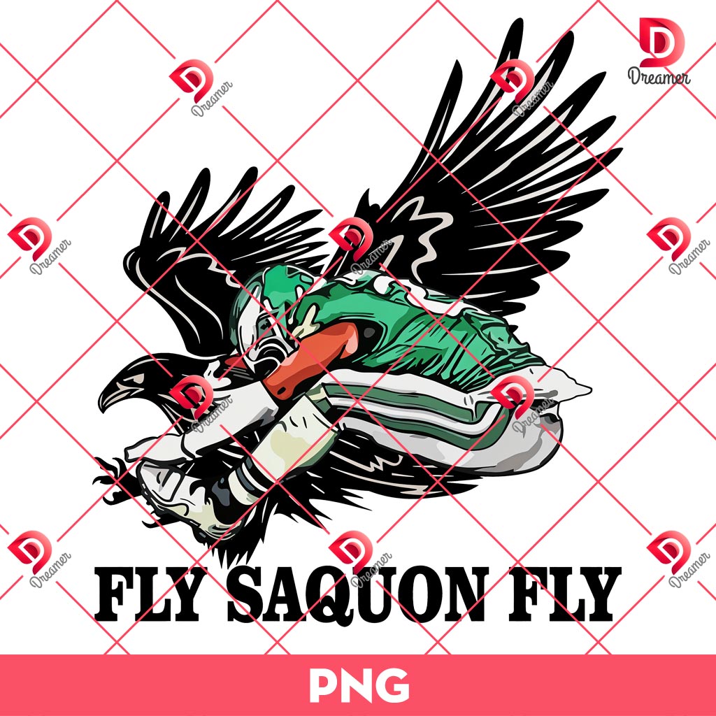 Fly Saquon Fly Philadelphia Football PNG, Philadelphia Saquon Eagles PNG