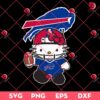 Hello Kitty Buffalo Bills Player SVG PNG EPS DXF, Kitty Football NFL SVG PNG
