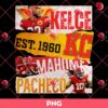 KC Football EST 1960 Chiefs PNG, Let's Go Chiefs PNG, Kelce Mahomes Kansas City PNG