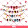 Little Girl 100 Days Of School Bracelet PNG, Retro 100 Days Of School PNG