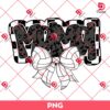 Mama Volleyball Coquette Bow PNG, Mama Checkered Volleyball Sport Coquette PNG