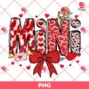 Mini Valentine Coquette Bow PNG, Happy Valentines Day Mini PNG