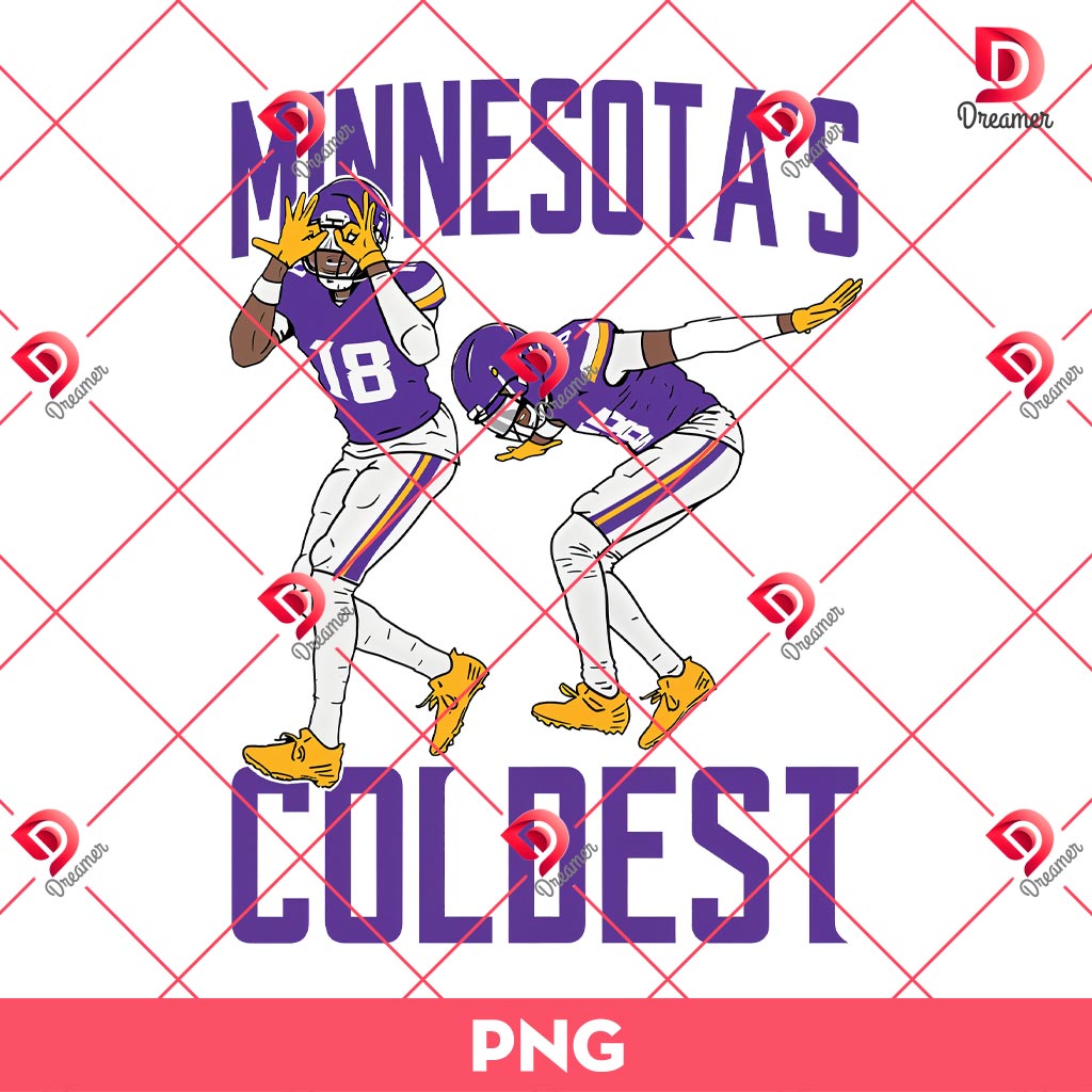 Minnesota Vikings Football PNG, Chill Like Justin Jefferson Minnesota Vikings PNG