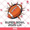 NFL Super Bowl 2025 PNG, Football NFL 2025 PNG