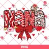 Nana Valentine Coquette Bow PNG, Happy Valentines Day Nana PNG