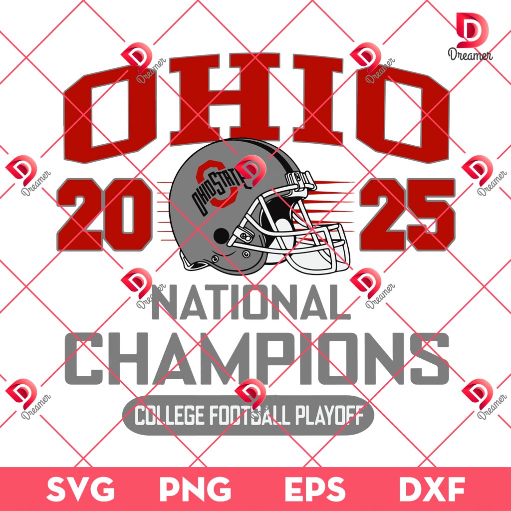 Ohio State Buckeyes 2025 National Champs SVG PNG, Ohio State Buckeyes 2025 SVG PNG