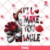 Pennywise I Will Make You Smile PNG, Horror Pennywise Valentine PNG