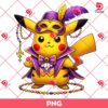 Pikachu Mardi Gras PNG, Mardi Gras Pokemon Pikachu PNG