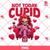 Retro Not Today Cupid Chucky PNG, Horror Friends Valentine PNG, Horror Killers Valentines Day PNG