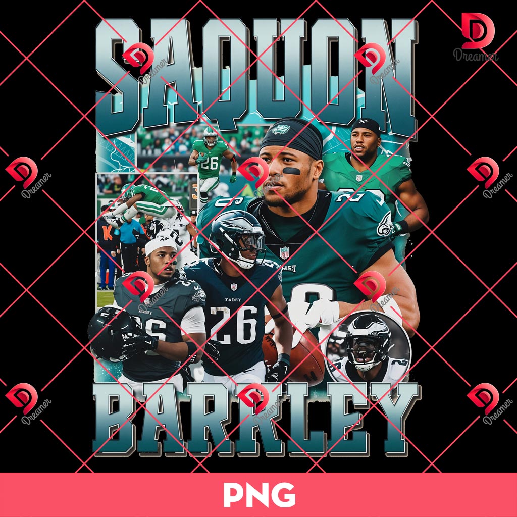 Saquon Barkley PNG, Fly Saquon Barkley Eagles PNG
