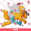 Simpsons Angel Donut With Rose Png