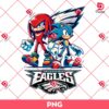 Sonic And Knuckles Philadelphia Eagles PNG, Sonic Knuckles NFL Football PNG