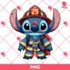 Stitch As A Firefighter PNG, Stitch's Professions PNG