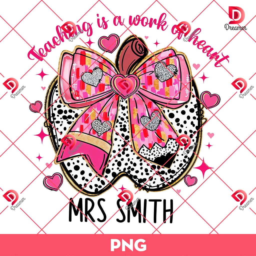Teacher Valentine Coquette PNG, Valentine Teacher PNG