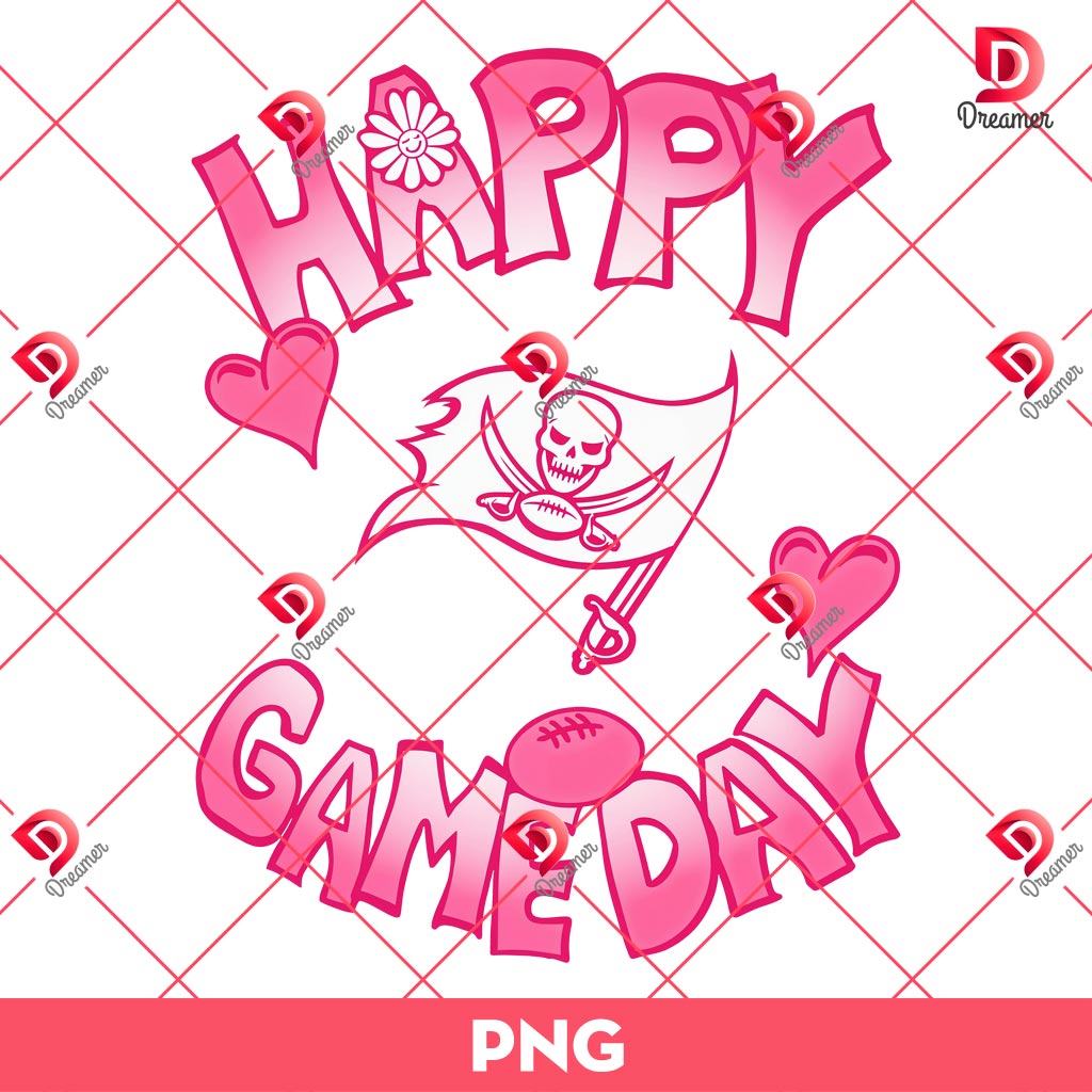 Valentines Day Tampa Bay Buccaneers Happy Gameday PNG
