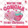 You Are Concha Valentine PNG, Mexican Valentine PNG, Valentine Coquette Pan Dulce PNG
