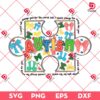 Autism Coquette Bow Puzzle SVG PNG, Colorful Coquette Bow Puzzle Autism Quote PNG SVG