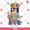 Bandit Heeler Mardi Gras PNG, Bluey Cartoon Character Mardi Gras PNG