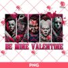Be Mine Valentine Horror Characters PNG, Horror Valentines Day PNG, Horror Killers Love PNG