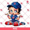 Betty Boop Chicago Cubs Baseball PNG, MLB Sport Betty Boop Cubs Team PNG