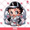 Betty Boop Chicago White Sox Baseball PNG, MLB Sport White Sox Betty Boop PNG