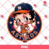 Betty Boop Houston Astros Baseball PNG, Betty Boop Astros MLB Sport PNG