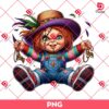 Chucky Mardi Gras PNG, Horror Character Mardi Gras Holiday PNG